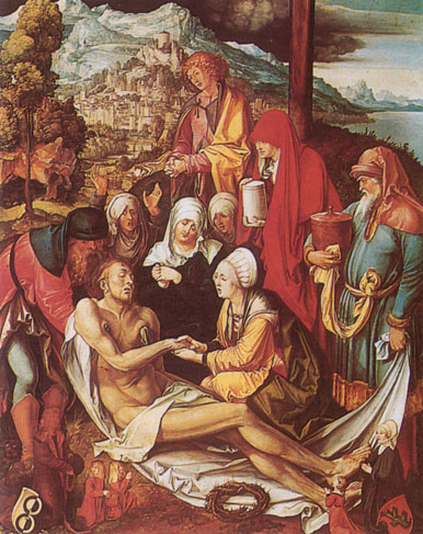 Albecht Dürer: Krisztus siratása